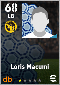 Loris Macumi — LB, OVR 68, MAX 68