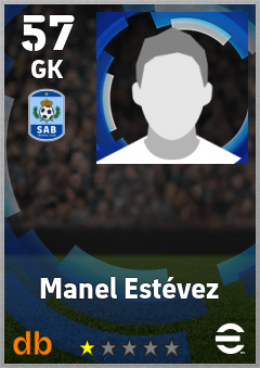 Manel Estévez — GK, OVR 57, MAX 57