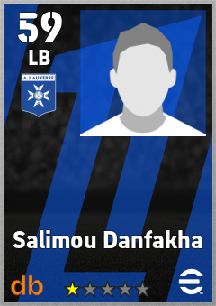 Salimou Danfakha — LB, OVR 59, MAX 59