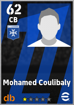 Mohamed Coulibaly — CB, OVR 62, MAX 62