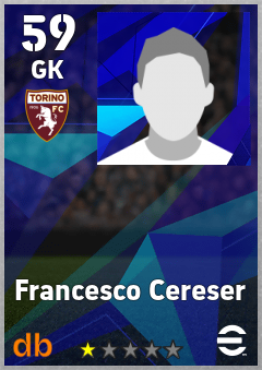 Francesco Cereser — GK, OVR 59, MAX 59