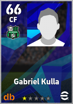Gabriel Kulla — CF, OVR 66, MAX 66