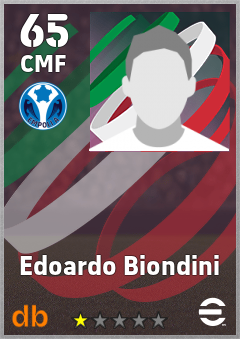 Edoardo Biondini eFootball player card