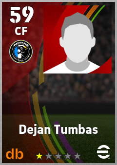 Dejan Tumbas — CF, OVR 59, MAX 59