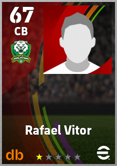 Rafael Vitor — CB, OVR 67, MAX 67