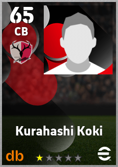 Kurahashi Koki — CB, OVR 65, MAX 65
