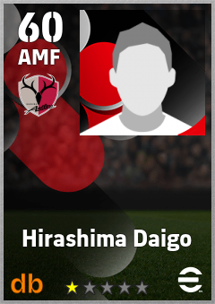 Hirashima Daigo — AMF, OVR 60, MAX 60