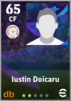 Iustin Doicaru — CF, OVR 65, MAX 65
