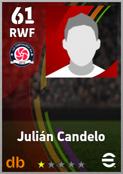 Julián Candelo — RWF, OVR 61, MAX 61