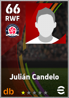 Julián Candelo — RWF, OVR 66, MAX 66