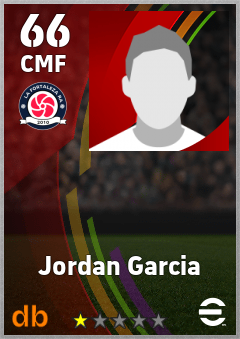 Jordan Garcia — CMF, OVR 66, MAX 66