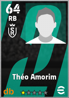 Théo Amorim — RB, OVR 64, MAX 64