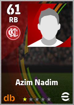 Azim Nadim — RB, OVR 61, MAX 61