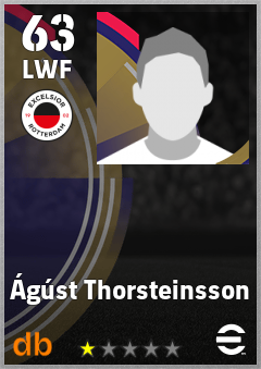 Ágúst Thorsteinsson eFootball player card