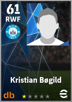 Kristian Bøgild — RWF, OVR 61, MAX 61