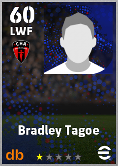 Bradley Tagoe — LWF, OVR 60, MAX 60
