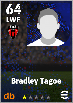 Bradley Tagoe — LWF, OVR 64, MAX 64