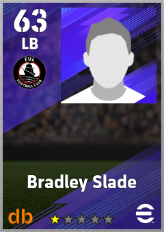 Bradley Slade — LB, OVR 63, MAX 63