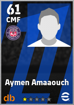 Aymen Amaaouch — CMF, OVR 61, MAX 61