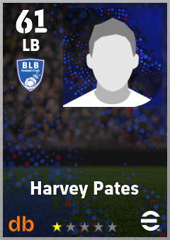 Harvey Pates — LB, OVR 61, MAX 61