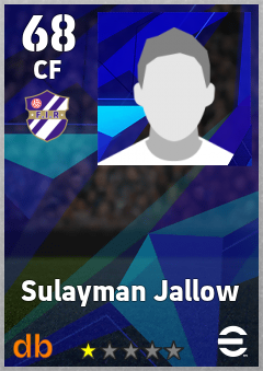 Sulayman Jallow — CF, OVR 68, MAX 68