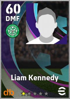 Liam Kennedy — DMF, OVR 60, MAX 60