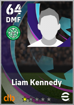 Liam Kennedy — DMF, OVR 64, MAX 64
