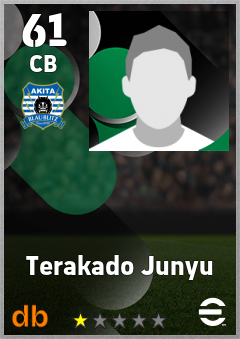 Terakado Junyu — CB, OVR 61, MAX 61