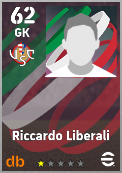 Riccardo Liberali — GK, OVR 62, MAX 62