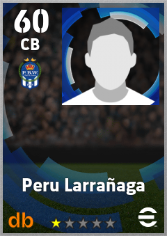 Peru Larrañaga — CB, OVR 60, MAX 60