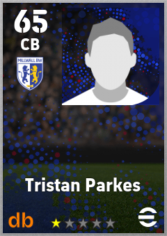 Tristan Parkes — CB, OVR 65, MAX 65