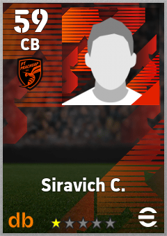 Siravich C. — CB, OVR 59, MAX 59