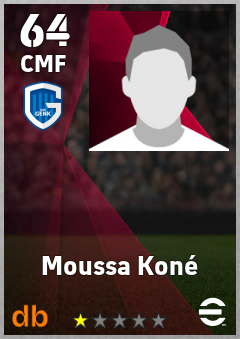 Moussa Koné — CMF, OVR 64, MAX 64