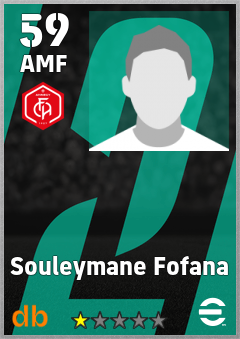 Souleymane Fofana — AMF, OVR 59, MAX 59