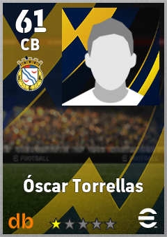 Óscar Torrellas — CB, OVR 61, MAX 61