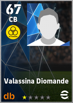 Valassina Diomande — CB, OVR 67, MAX 67