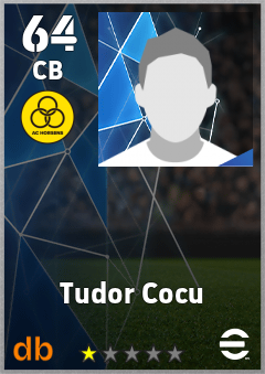 Tudor Cocu — CB, OVR 64, MAX 64