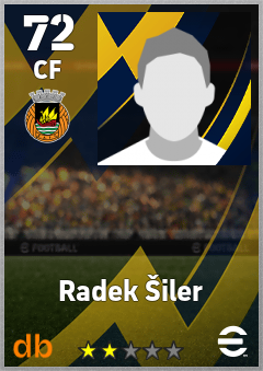 Radek Šiler — CF, OVR 72, MAX 72