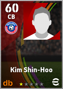 Kim Shin-Hoo — CB, OVR 60, MAX 60