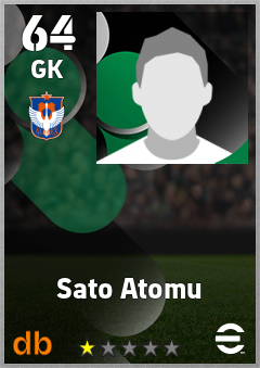 Sato Atomu — GK, OVR 64, MAX 64