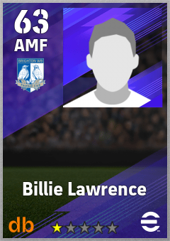 Billie Lawrence — AMF, OVR 63, MAX 63