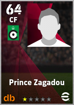 Prince Zagadou — CF, OVR 64, MAX 64