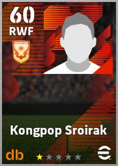 Kongpop Sroirak — RWF, OVR 60, MAX 60