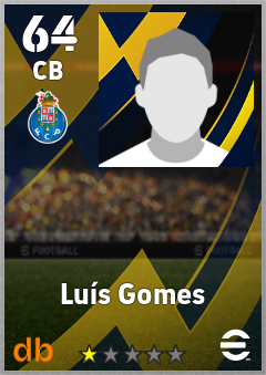 Luís Gomes — CB, OVR 64, MAX 64
