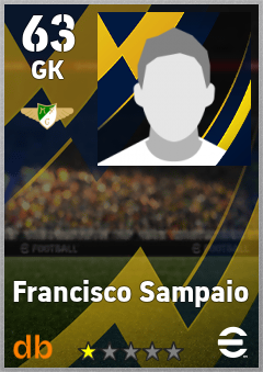 Francisco Sampaio — GK, OVR 63, MAX 63
