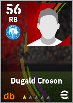 Dugald Croson — RB, OVR 56, MAX 56