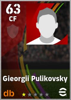 Gieorgii Pulikovsky — CF, OVR 63, MAX 63