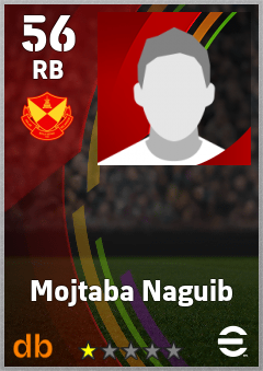 Mojtaba Naguib — RB, OVR 56, MAX 56