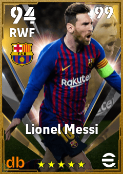Lionel Messi eFootball player card