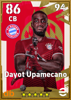 Dayot Upamecano eFootball player card